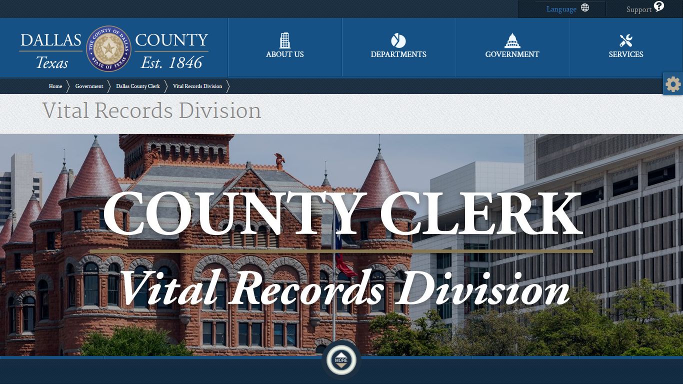 County Clerk | Vital Records Division - Home - Dallas County